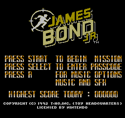 James Bond Jr screenshot 3 for NES